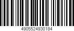 Código de barras (EAN, GTIN, SKU, ISBN): '4905524930184'