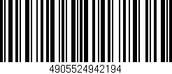 Código de barras (EAN, GTIN, SKU, ISBN): '4905524942194'