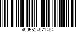 Código de barras (EAN, GTIN, SKU, ISBN): '4905524971484'