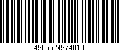 Código de barras (EAN, GTIN, SKU, ISBN): '4905524974010'