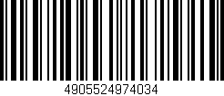 Código de barras (EAN, GTIN, SKU, ISBN): '4905524974034'