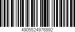 Código de barras (EAN, GTIN, SKU, ISBN): '4905524976892'