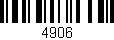 Código de barras (EAN, GTIN, SKU, ISBN): '4906'