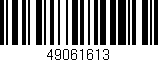 Código de barras (EAN, GTIN, SKU, ISBN): '49061613'