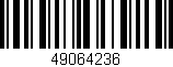 Código de barras (EAN, GTIN, SKU, ISBN): '49064236'