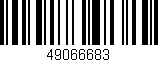 Código de barras (EAN, GTIN, SKU, ISBN): '49066683'