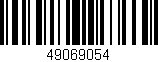 Código de barras (EAN, GTIN, SKU, ISBN): '49069054'