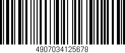 Código de barras (EAN, GTIN, SKU, ISBN): '4907034125678'