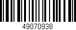 Código de barras (EAN, GTIN, SKU, ISBN): '49070936'