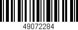 Código de barras (EAN, GTIN, SKU, ISBN): '49072284'