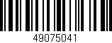 Código de barras (EAN, GTIN, SKU, ISBN): '49075041'