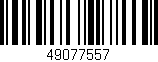 Código de barras (EAN, GTIN, SKU, ISBN): '49077557'