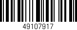 Código de barras (EAN, GTIN, SKU, ISBN): '49107917'