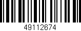 Código de barras (EAN, GTIN, SKU, ISBN): '49112674'