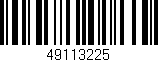 Código de barras (EAN, GTIN, SKU, ISBN): '49113225'