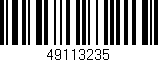 Código de barras (EAN, GTIN, SKU, ISBN): '49113235'