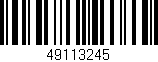 Código de barras (EAN, GTIN, SKU, ISBN): '49113245'