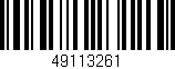 Código de barras (EAN, GTIN, SKU, ISBN): '49113261'
