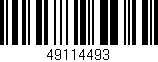 Código de barras (EAN, GTIN, SKU, ISBN): '49114493'
