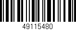 Código de barras (EAN, GTIN, SKU, ISBN): '49115480'