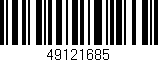 Código de barras (EAN, GTIN, SKU, ISBN): '49121685'