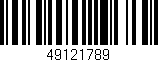 Código de barras (EAN, GTIN, SKU, ISBN): '49121789'