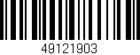 Código de barras (EAN, GTIN, SKU, ISBN): '49121903'