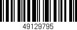 Código de barras (EAN, GTIN, SKU, ISBN): '49129795'