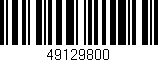 Código de barras (EAN, GTIN, SKU, ISBN): '49129800'