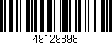 Código de barras (EAN, GTIN, SKU, ISBN): '49129898'