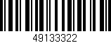 Código de barras (EAN, GTIN, SKU, ISBN): '49133322'