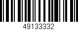 Código de barras (EAN, GTIN, SKU, ISBN): '49133332'