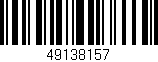 Código de barras (EAN, GTIN, SKU, ISBN): '49138157'