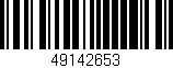 Código de barras (EAN, GTIN, SKU, ISBN): '49142653'
