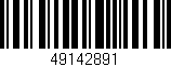 Código de barras (EAN, GTIN, SKU, ISBN): '49142891'