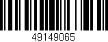 Código de barras (EAN, GTIN, SKU, ISBN): '49149065'