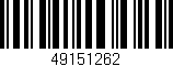 Código de barras (EAN, GTIN, SKU, ISBN): '49151262'