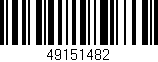 Código de barras (EAN, GTIN, SKU, ISBN): '49151482'