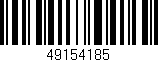 Código de barras (EAN, GTIN, SKU, ISBN): '49154185'