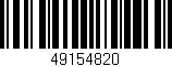 Código de barras (EAN, GTIN, SKU, ISBN): '49154820'