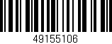 Código de barras (EAN, GTIN, SKU, ISBN): '49155106'