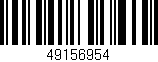 Código de barras (EAN, GTIN, SKU, ISBN): '49156954'