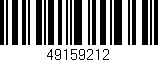 Código de barras (EAN, GTIN, SKU, ISBN): '49159212'