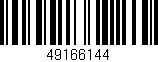 Código de barras (EAN, GTIN, SKU, ISBN): '49166144'