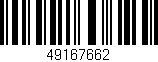 Código de barras (EAN, GTIN, SKU, ISBN): '49167662'