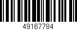 Código de barras (EAN, GTIN, SKU, ISBN): '49167784'