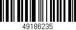 Código de barras (EAN, GTIN, SKU, ISBN): '49186235'