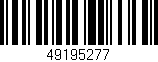 Código de barras (EAN, GTIN, SKU, ISBN): '49195277'
