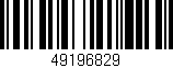 Código de barras (EAN, GTIN, SKU, ISBN): '49196829'