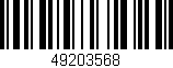 Código de barras (EAN, GTIN, SKU, ISBN): '49203568'
